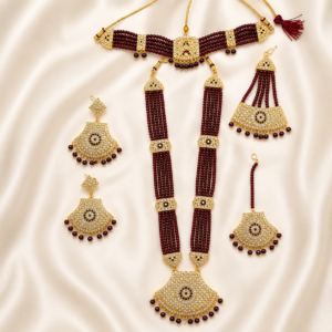 Traditional Satlada Bridal Necklace Set